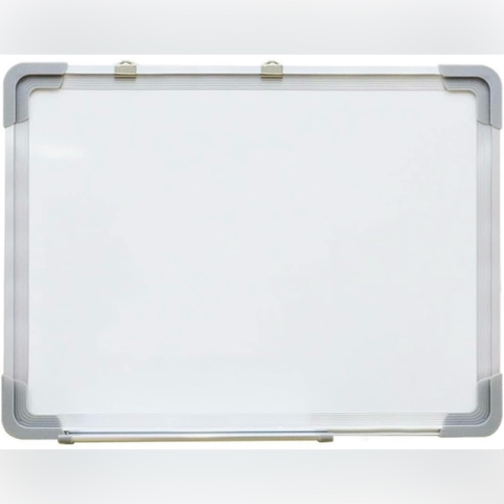😎 Small magnetic dry erase whiteboard with an aluminum frame 12” x 16”
